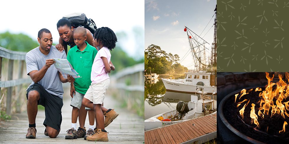 Coastal Tidewater Natural Scenery